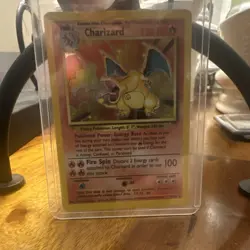 The Pokemon Company Charizard 004/102 Base Set Holo Rare 120 HP Pokemon Card - Image 1