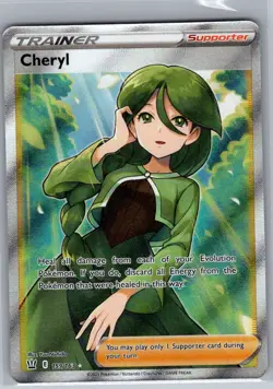 Cheryl (Full Art) 159/163 SWSH05: Battle Styles - Pokemon Card - NM - Image 1