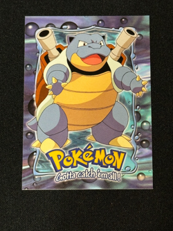 Pokemon TCG Blastoise #09 E9/12 Topps The First Movie Trading Cards LP - Image 1