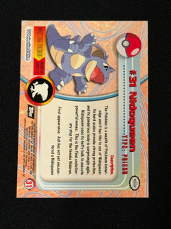 Pokemon TCG Nidoqueen #231 Topps Trading Cards Series 1 Chrome Foil Holo LP - Image 2