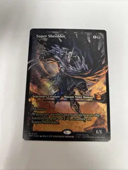 Super Shredder Showcase Foil Card #0285 MTG LP - Image 1
