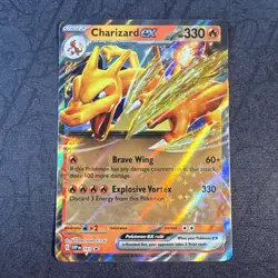 Charizard ex 161 Sv: Scarlet & Violet Black Star Promo Cards Holo Pokemon - Image 1