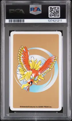 2000 POKEMON GOLD VERSION PLAYING CARDS 3 OF CLUBS #075 GRAVELER PSA 10 - Image 2