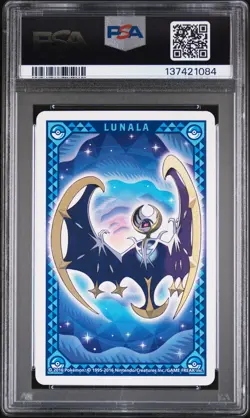 2016 POKEMON MOON PLAYING CARDS 5 OF DIAMONDS ORANGURU PSA 9 - Image 2