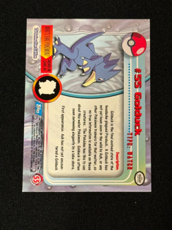 Pokemon TCG Golduck #55 Topps Trading Cards Series 1 Chrome Foil Holo LP - Image 2