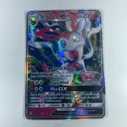 Sylveon GX 92a/145 Guardians Rising Alternate Art Promo Holo Pokemon TCG Card - Image 1