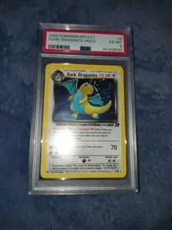 Dark Dragonite Holo PSA 6 – Team Rocket – Vintage Pokemon Card – Authentic - Image 1