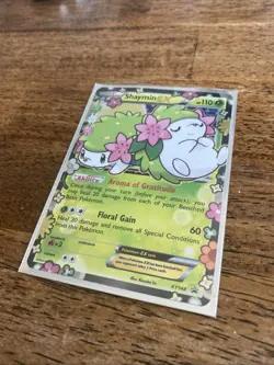 Pokemon Shaymin EX XY148 Black Star Promo XY Holo 110HP Pokemon TCG Card Stock - Image 1