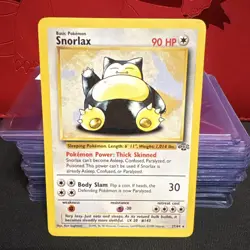 Pokemon Jungle Lot 2 Cards Pikachu 60/64 & Snorlax 27/64 LP+ - Image 4