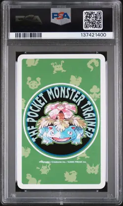 1996 POKEMON GREEN VERSION PLAYING CARDS 2 OF CLUBS #075 GRAVELER PSA 10 - Image 2