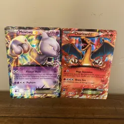 Mewtwo, Charizard Jumbo Cards Holo - Image 1