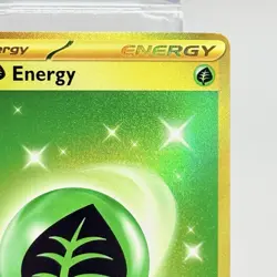 Basic Leaf Energy Gold Card 278/193 Pokemon TCG Paldea Evolved NM - Image 3