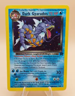 Dark Gyarados Holo Rare Team Rocket 8/82 Pokemon Card - WOTC 1999 - Image 1