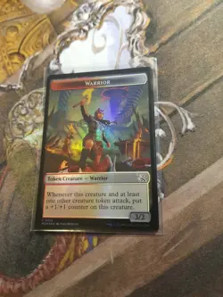 Phyrexian Saproling / Warrior Token Foil MTG MoM - Pack Fresh - - Image 2