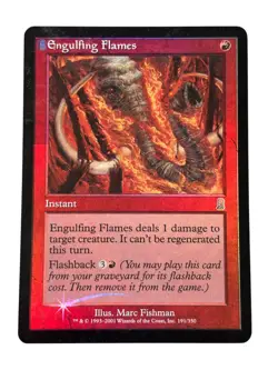 Engulfing Flames Odyssey FOIL MAGIC the Gathering MTG CARD Vintage - Image 1