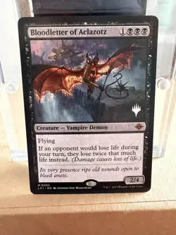 MTG Bloodletter of Aclazotz Promo Pack: The Lost Caverns of Ixalan NM Mythic - Image 1