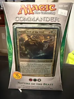 Magic The Gathering Commander Deck Nature Of the Beast (ENGLISH, SEALED) - Image 1