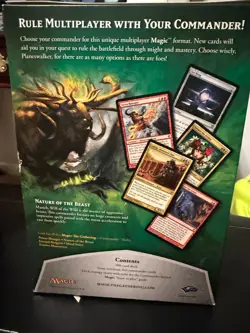 Magic The Gathering Commander Deck Nature Of the Beast (ENGLISH, SEALED) - Image 2
