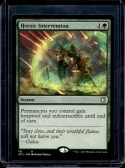 2021 Magic MTG Adventures in Forgotten Realms Heroic Intervention #161 - Image 1