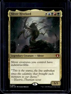 2023 Magic The Gathering MTG English Commander Masters Silver Hivelord #0937 - Image 1