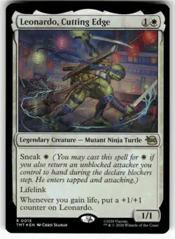Leonardo, Cutting Edge 15 NM Foil MTG TMT Magic - Image 1