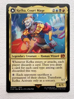 MTG Kefka, Court Mage Final Fantasy Regular Mythic NM - Image 1