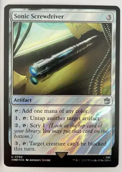 MTG Doctor Who - Sonic Screwdriver *Surge FOIL* NM - Image 1