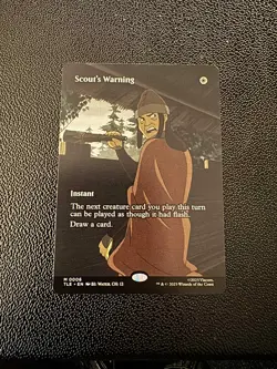 Scout's Warning Avatar: The Last Airbender Mythic RareMint condition Waterbender - Image 1