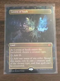MTG Cavern of Souls (Borderless) Double Masters 2022 Foil - Image 1