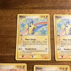 Pokemon Plusle 69/101 and Minun 67/101 Ex Hidden Legends 5 Card Lot - Image 5