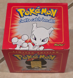Pokemon - Mewtwo Nintendo 23k Gold Plated Burger King Trading Card Box - Image 1