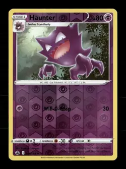 Pokemon Haunter (56/275) Chilling Reign LP REVERSE HOLO - Image 1
