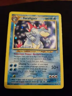 Pokemon Neo Genesis Feraligatr 4/111 Holo Rare - Image 2