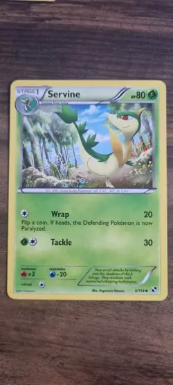 Servine - Pokemon TCG - MP - Uncommon - Black & White - 3/114 - Image 1