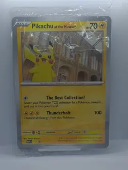 Pokemon TCG Pikachu At The Museum Promo Card - Image 2