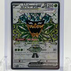 Pokemon TCG Twilight Masquerade Teal Mask Ogerpon ex #190/167 Ultra Rare NM - Image 1