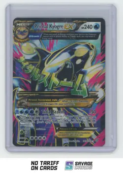 2015 Pokemon XY Primal Clash Full art Primal Kyogre EX #149/160 - Image 1
