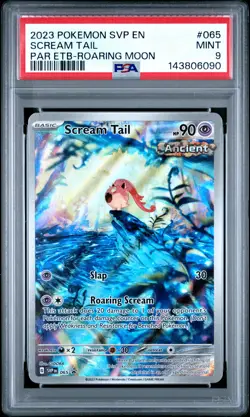 2023 POKEMON SVP EN-SV BLACK STAR PROMO #065 SCREAM TAIL PSA 9 - Image 1