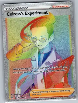 Colress's Experiment (Secret) 205/196 SWSH11: Lost Origin - Pokemon Card - NM - Image 1