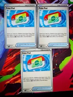 Lot of 3 Poke Pad 198/217 Ascended Heroes - Pokepad Pokemon TCG - Image 1