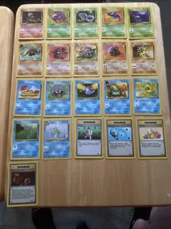 Large Vintage Pokemon 140 Card Lot No Duplicate Cards- Base, JG, Fossil, Neo Ect - Image 4