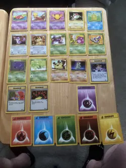 Large Vintage Pokemon 140 Card Lot No Duplicate Cards- Base, JG, Fossil, Neo Ect - Image 5
