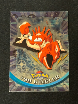Pokemon TCG Kingler #99 Chrome Foil Holo Topps Series 1 LP - Image 1