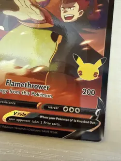 Pokemon Lance's Charizard V SWSH133 SWSH: Sword & Shield Promo Holo EN - Image 4