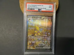 Alakazam ex Pokemon 201/165 Sv: Scarlet & Violet 151 Holo PSA 9 NINE DIGIT - Image 1