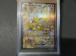 Alakazam ex Pokemon 201/165 Sv: Scarlet & Violet 151 Holo PSA 9 NINE DIGIT - Image 2