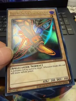 Yu-Gi-Oh! Left Leg of the Forbidden One LOB 25th Anni. Ultra Rare Holo Unlimited - Image 3