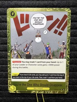 You’re the One Who Should Disappear OP06-115 R PRB-02 One Piece TCG NM-MT - Image 1