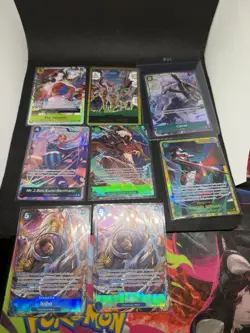 ONE PIECE CARD GAME ENGLISH MIXED LOT OF 8 - Image 1