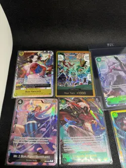 ONE PIECE CARD GAME ENGLISH MIXED LOT OF 8 - Image 2